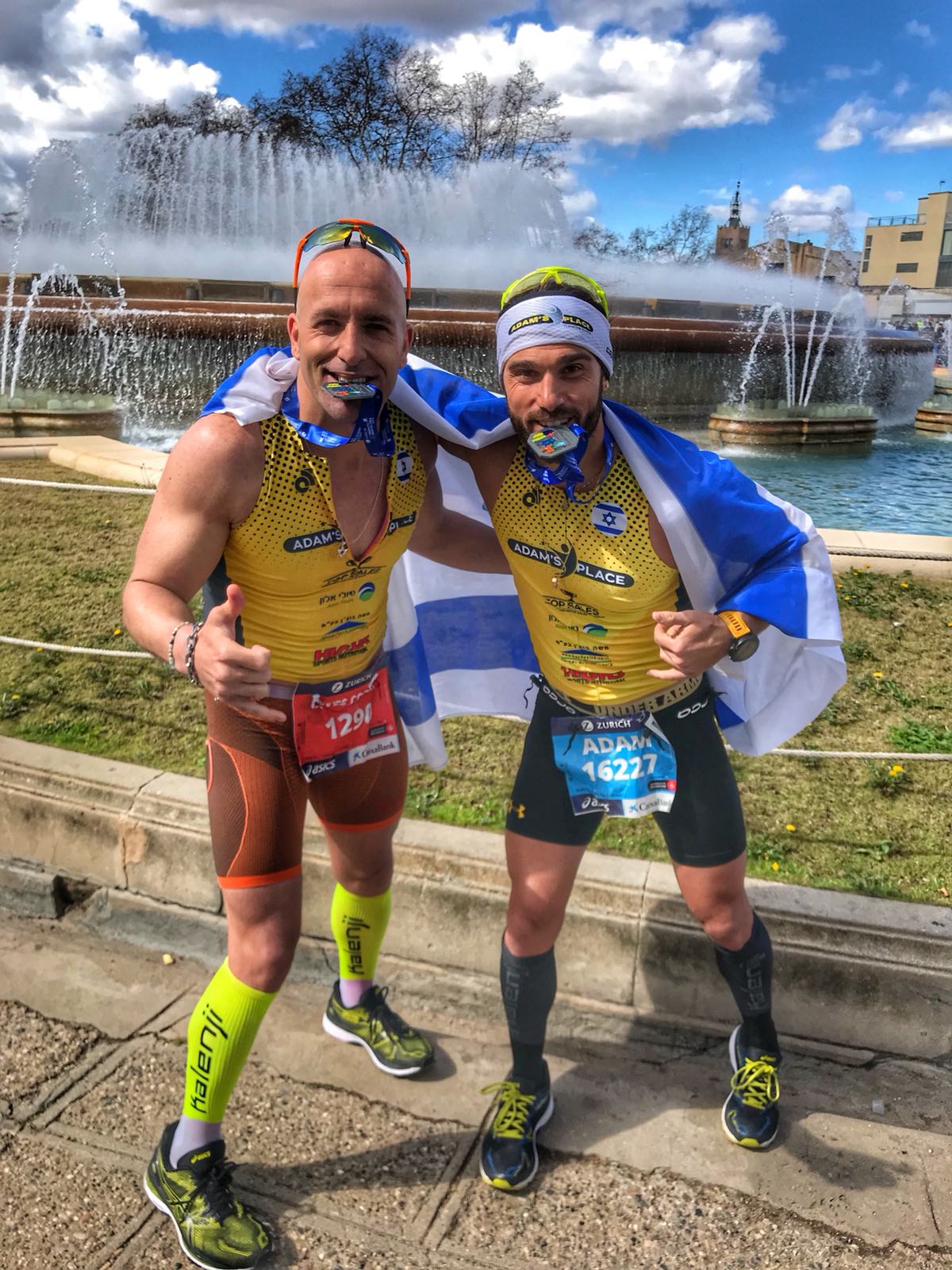 10 ימים 2 מרתונים... אדם כהן ואחיו איב איירונמנים ציוניים בברצלונה